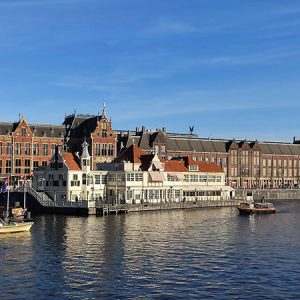 Amsterdam canal view (Netherlands)