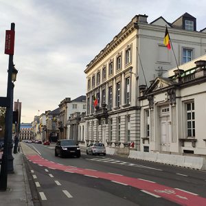 Brussels street scene (Belgium)