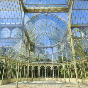 Palacio de Cristal (Crystal Palace) in Madrid (Spain)