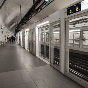 Paris Métro Line 4 Platform (France)