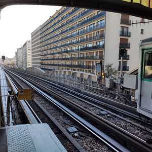 Paris Métro - Bir-Hakeim station view (France)