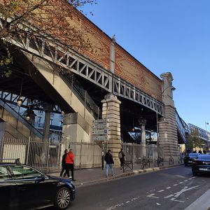 Parisian Metro - Elevated Line 6 Street, Paris (France)