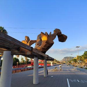 "The Prawn" sculpture in Barcelona (Spain) #2