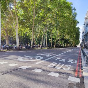 Street in Madrid (Spain)