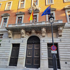 Royal Customs House in Madrid (Spain)